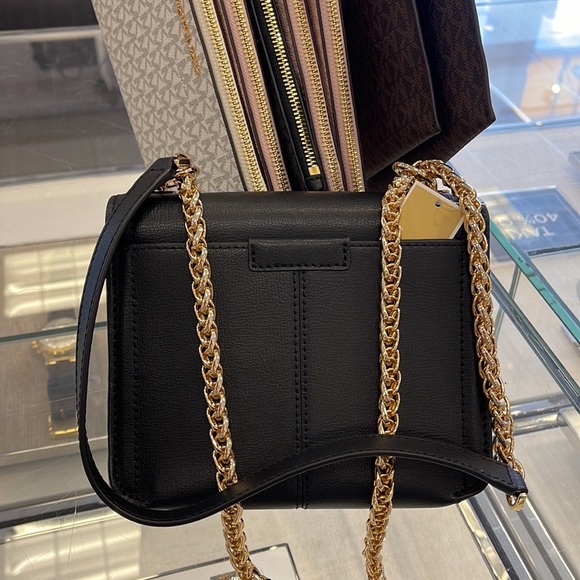 MICHAEL KORS SONIA SMALL SHOULDER XBODY BLACK COLOR - Picture 10 of 16